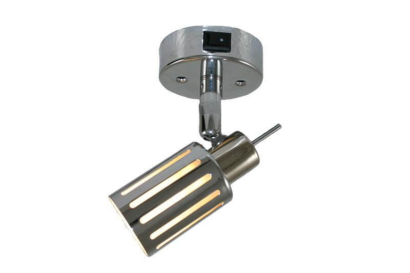Triton surface mounted spot for motorhome and caravan - matt chrome - without sales packaging