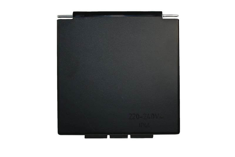 Standard Line coverflap for inlet box caravan and motorhome black - without sales packaging