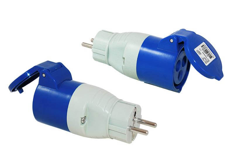 ADAPTER SCHUKO PLUG - CEE COUPLER,  Formerly art. 4609420B