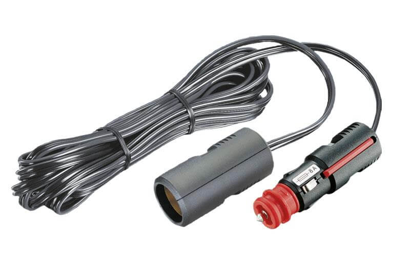 12 Volt adapter cable UNI cigarette lighter and Bosch plug to cigarette lighter socket