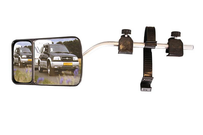 Scope caravan towing mirror with extra blind spot mirror - per set