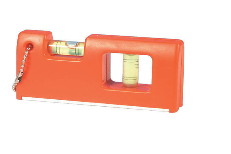 Spirit level magnetic for caravan or motorhome