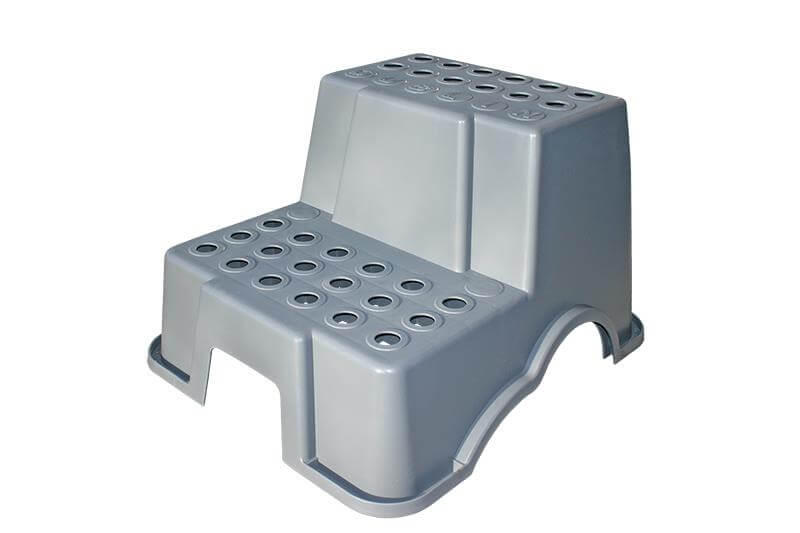 Dublin plastic double step stool caravan and motorhome