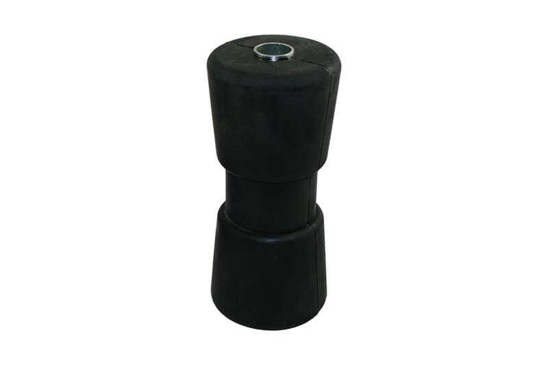 Rubber keel roller for boat trailer 190x85mm black