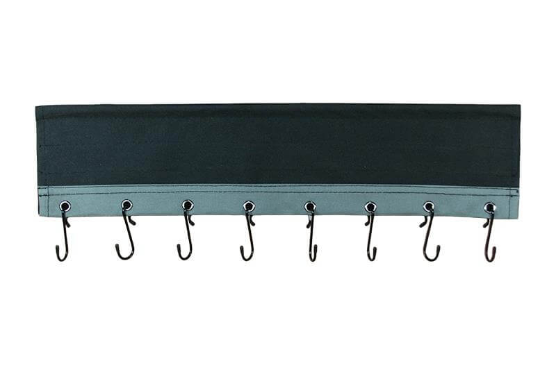 8-Hook-Organizer Plus awning coat hooks - 8 metal hooks