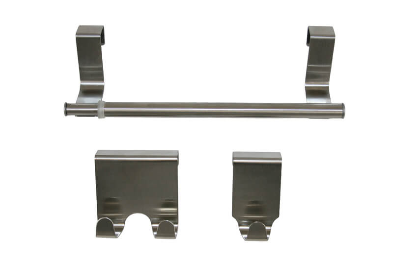 Malta cupboard hook set for caravan and motorhome; set of 3 assorted hooks