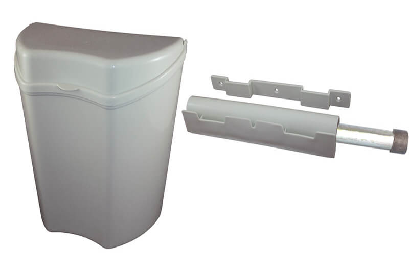 Torino motorhome and caravan dustbin 8L